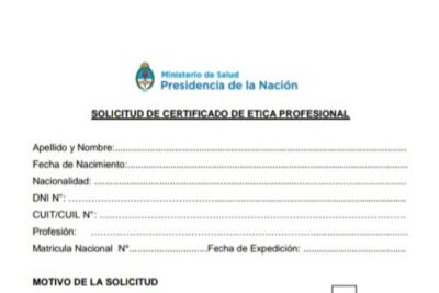 Cómo solicitar el Certificado de Ética Profesional en Argentina