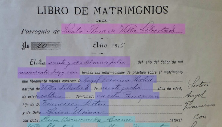 Certificado de Matrimonio en Argentina