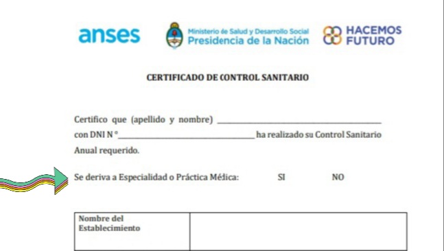 Certificado de Control Sanitario en Argentina 